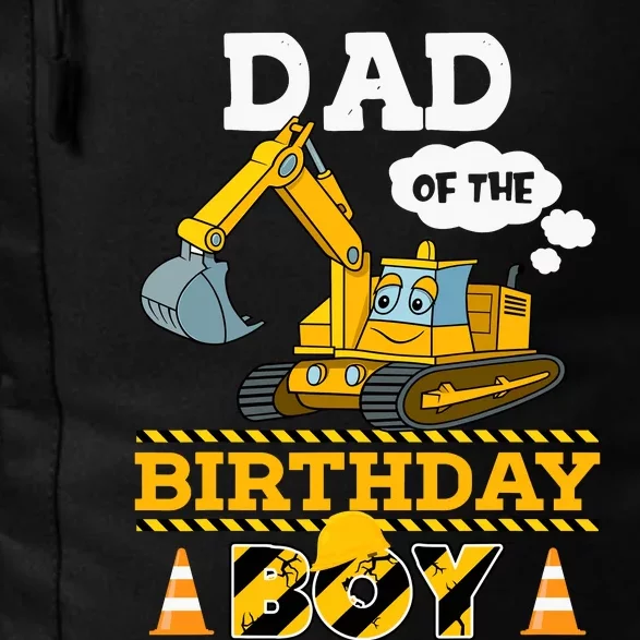 Dad Of The Birthday Boy Construction 1st Birthday Party Daily Commute Backpack