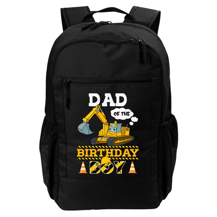 Dad Of The Birthday Boy Construction 1st Birthday Party Daily Commute Backpack