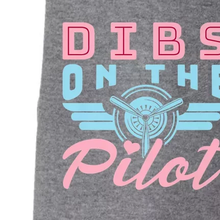 Dibs On The Pilot Idea For Pilot Friend Wife Cool Gift Doggie 3-End Fleece Hoodie