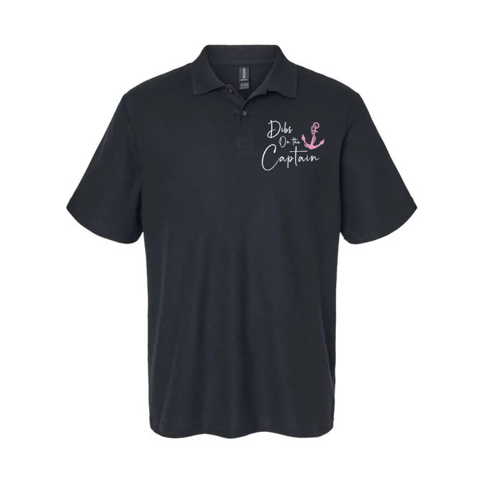 Dibs On The Captain Softstyle Adult Sport Polo