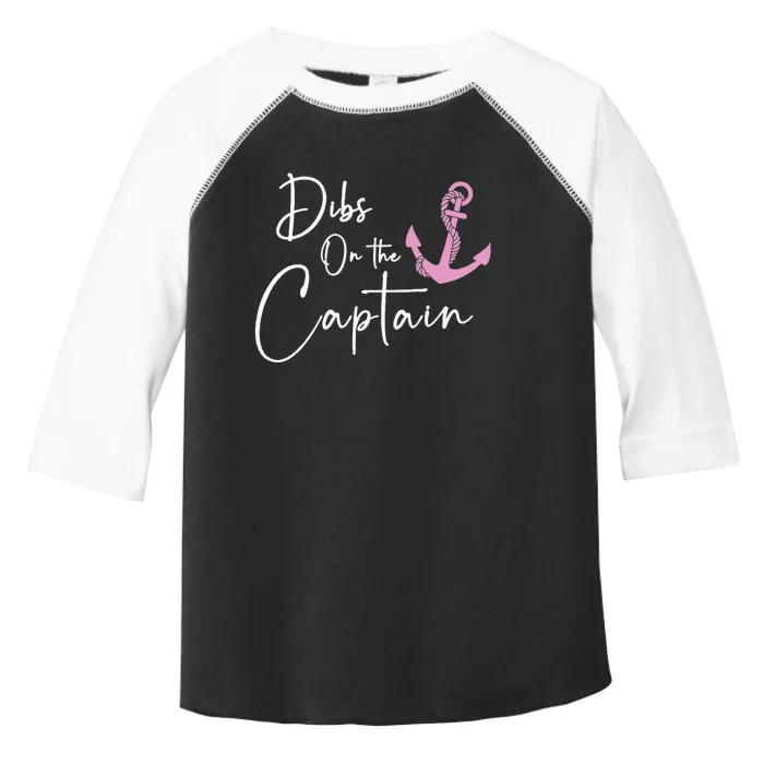 Dibs On The Captain Toddler Fine Jersey T-Shirt