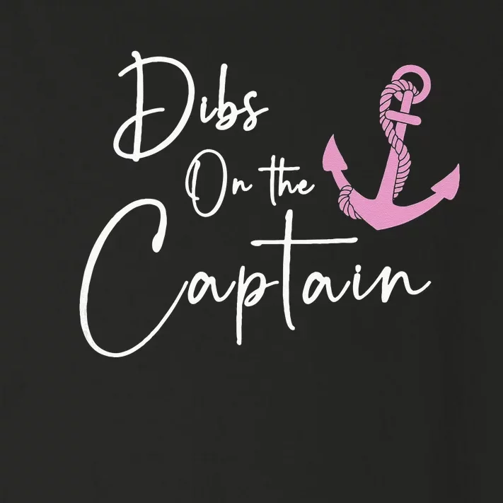 Dibs On The Captain Toddler Long Sleeve Shirt