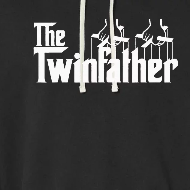 Dad Of Twins Proud Father of Twins Classic Overachiver Garment-Dyed Fleece Hoodie