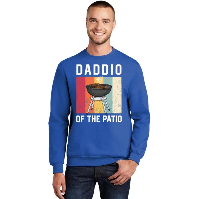 Daddio Of The Patio Funny Barbecue Bbq Fathers Day Grill Gift Sweatshirt