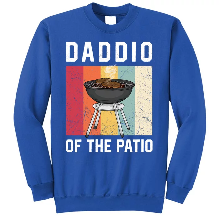 Daddio Of The Patio Funny Barbecue Bbq Fathers Day Grill Gift Sweatshirt