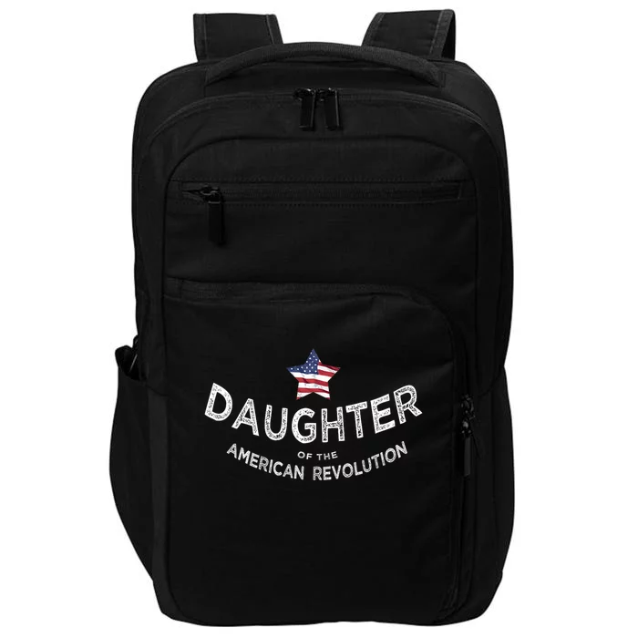 Daughter Of The American Revolution Dar History Usa Star Impact Tech Backpack