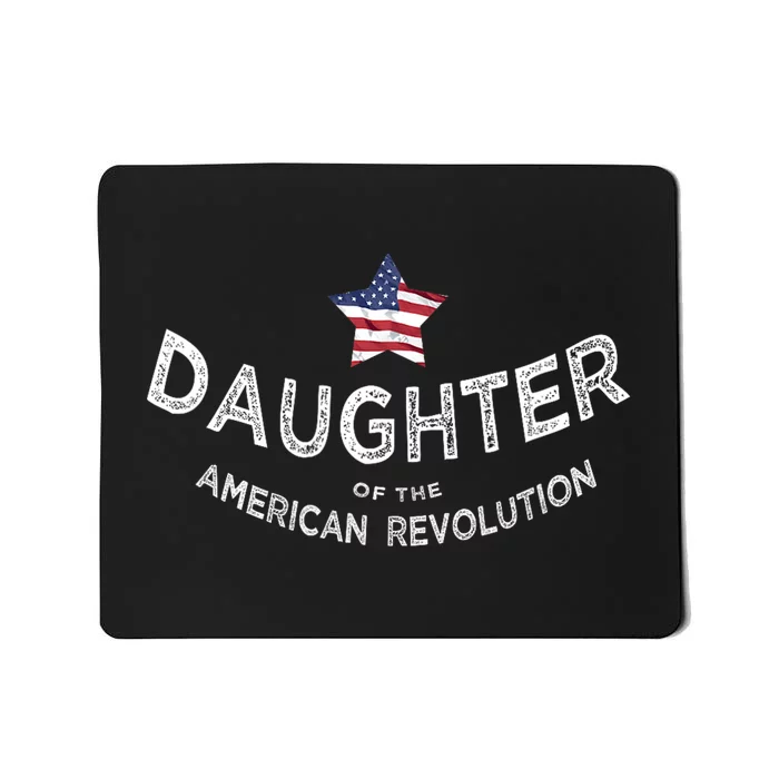 Daughter Of The American Revolution Dar History Usa Star Mousepad