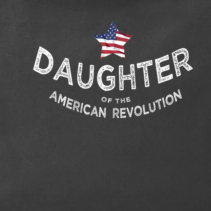 Daughter Of The American Revolution Dar History Usa Star Zip Tote Bag