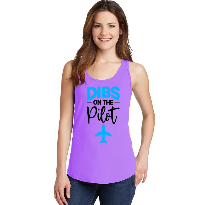 Dibs On The Pilot Gift Ladies Essential Tank