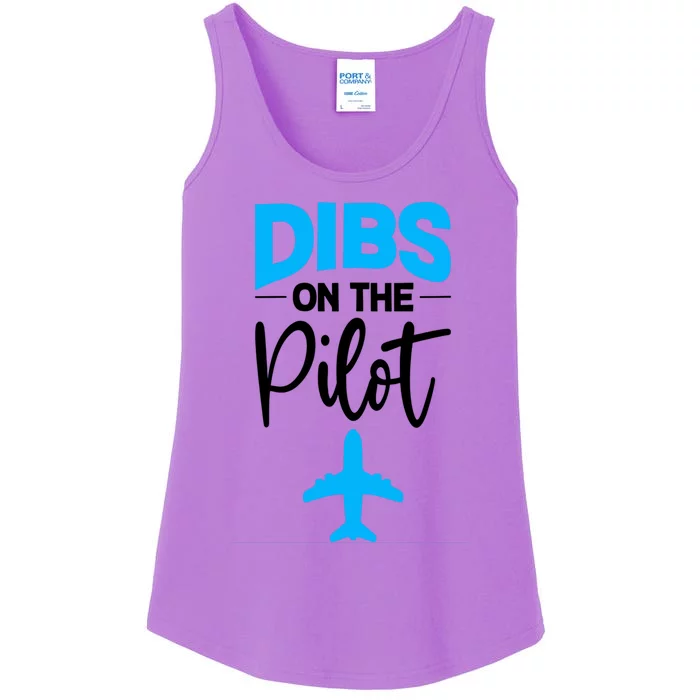 Dibs On The Pilot Gift Ladies Essential Tank