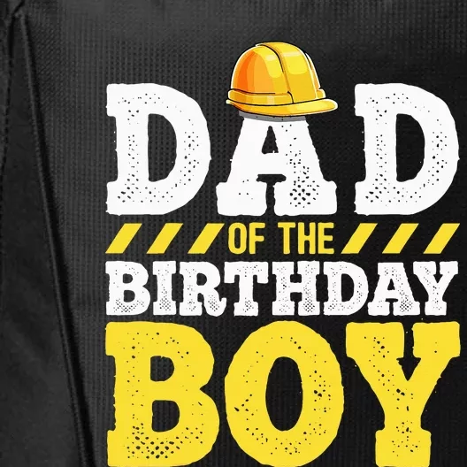 Dad of the Birthday Construction Birthday Party Hat City Backpack