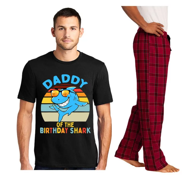 Daddy of the Shark Birthday Dad Matching Family Pajama Set