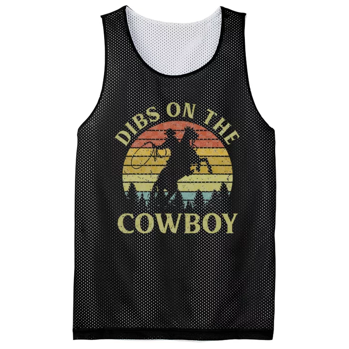 Dibs On The Cow Riding Horse Western Country Mesh Reversible Basketball Jersey Tank