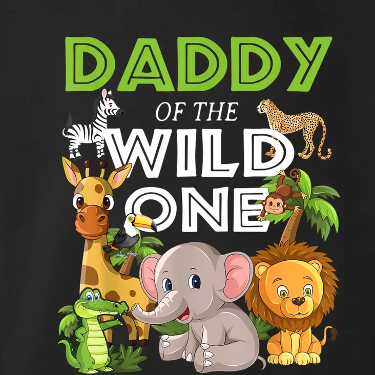 Daddy Of The Wild One Zoo Birthday Safari Jungle Animal Toddler Hoodie