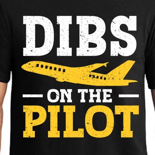 Dibs On The Pilot Cute Gift Pajama Set