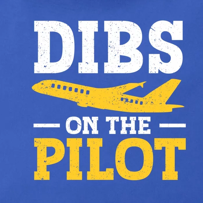 Dibs On The Pilot Cute Gift Zip Tote Bag