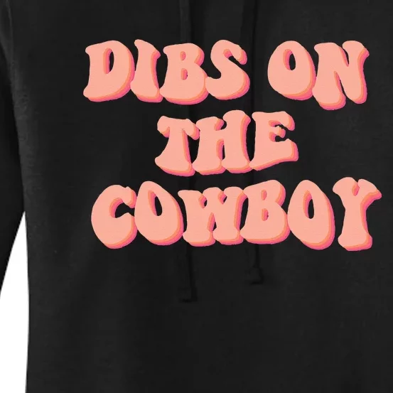 Dibs On The Cow Space Cow Outfit 70s Costume Women's Pullover Hoodie