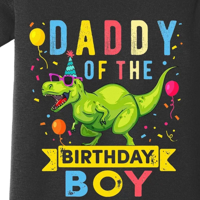 Daddy of the Birthday TRex Dinosaur Birthday Party Baby Bodysuit