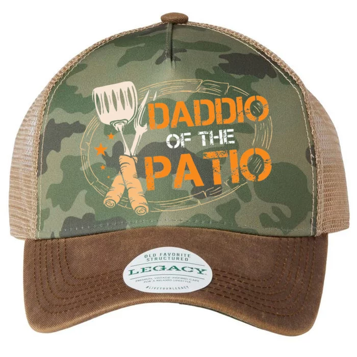 Daddio Of The Patio Grilling Sausage BBQ Barbecue Top Grill Legacy Tie Dye Trucker Hat