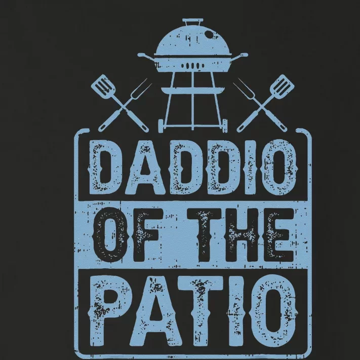 Daddio Of The Patio Grilling BBQ Dad Toddler Long Sleeve Shirt