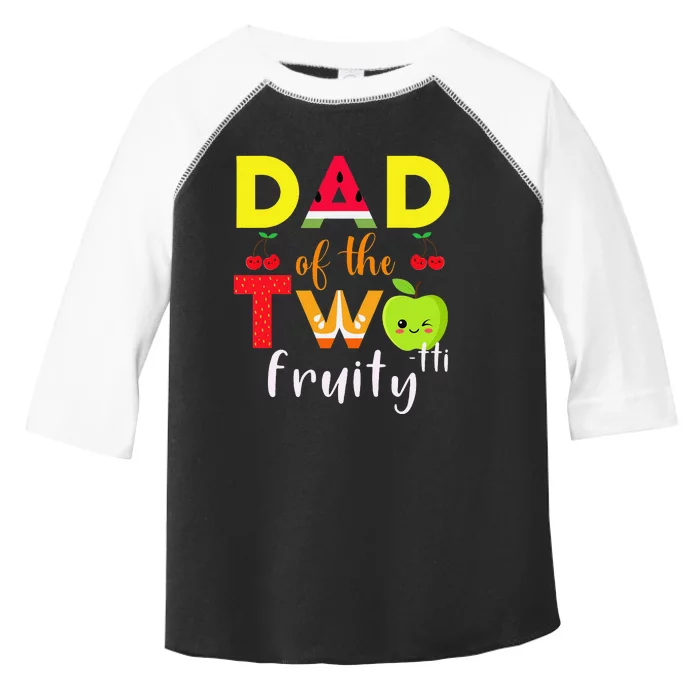 Dad Of the Twotti Frutti 2nd Birthday Party Fruit Themed Toddler Fine Jersey T-Shirt