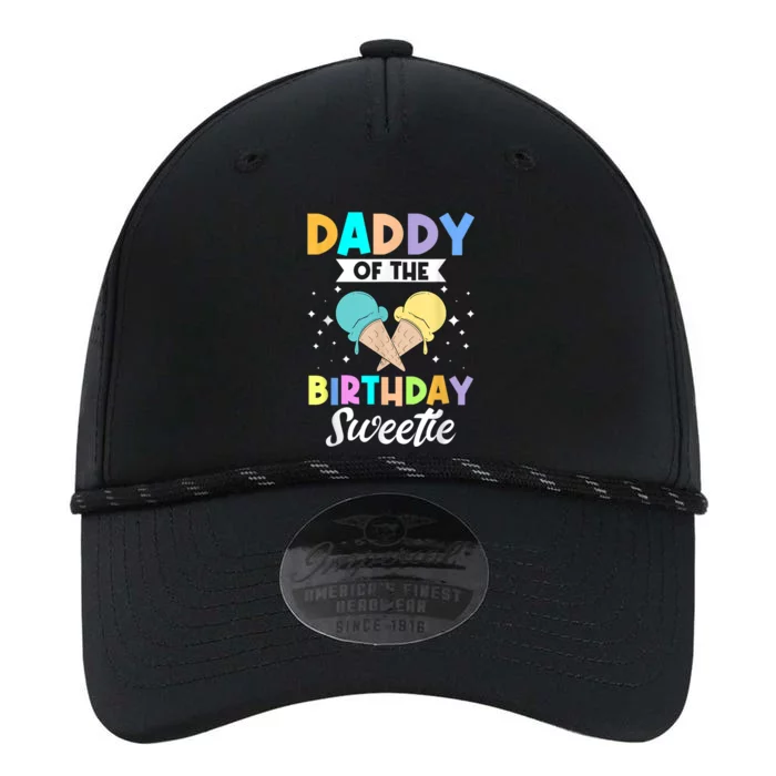 Dad Of The Birthday Girl Sweetie Sweets Icecream Theme Party Performance The Dyno Cap