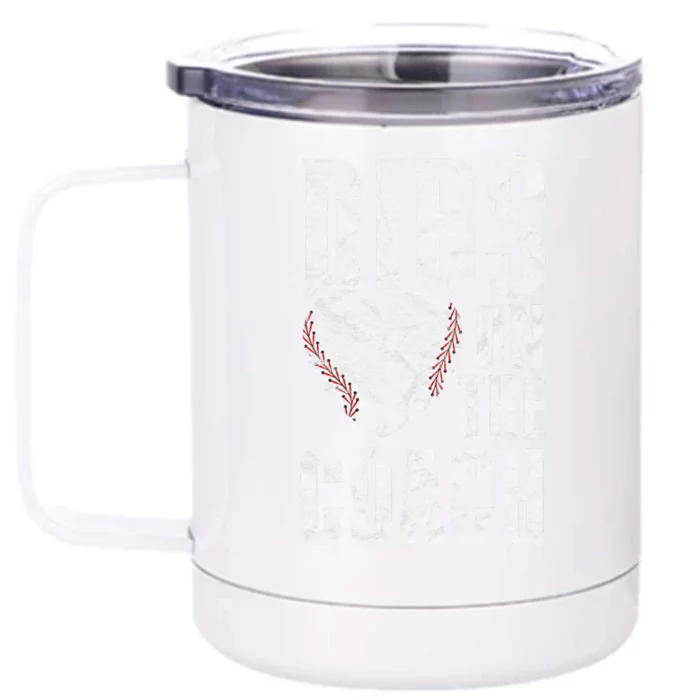 Dibs On The Coach Baseball Funny player Coach Front & Back 12oz Stainless Steel Tumbler Cup