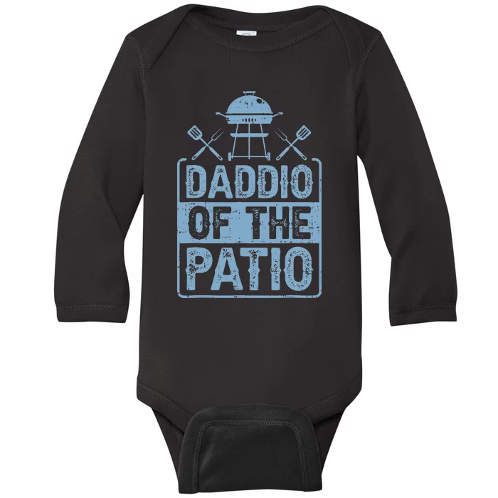 Daddio Of The Patio Grilling BBQ Dad Baby Long Sleeve Bodysuit