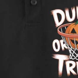 Dunk Or Treat Halloween Basketball Spooky Basketball Dry Zone Grid Performance Polo