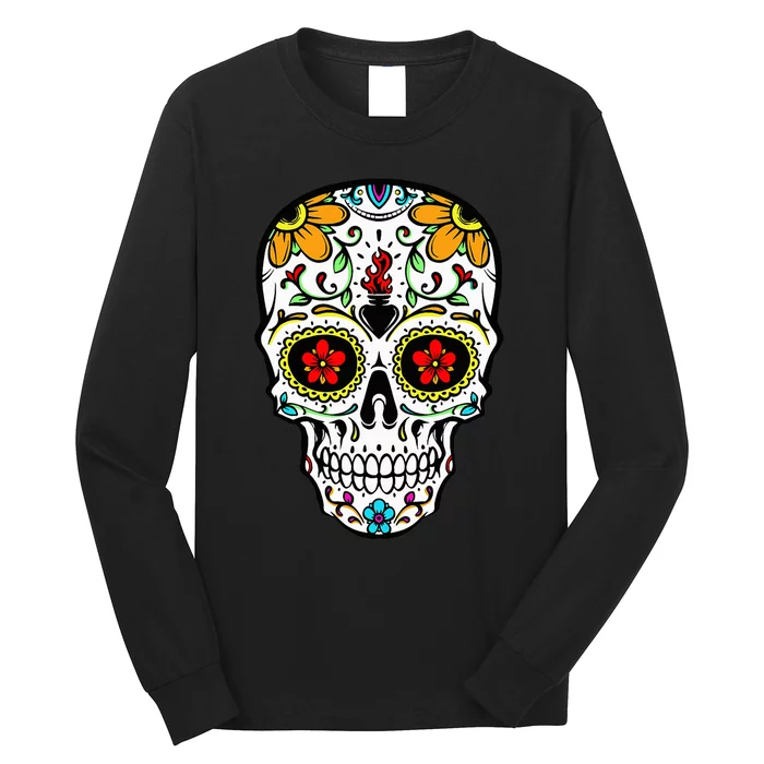 Day of the Dead Celebration Outfit Calavera Long Sleeve Shirt