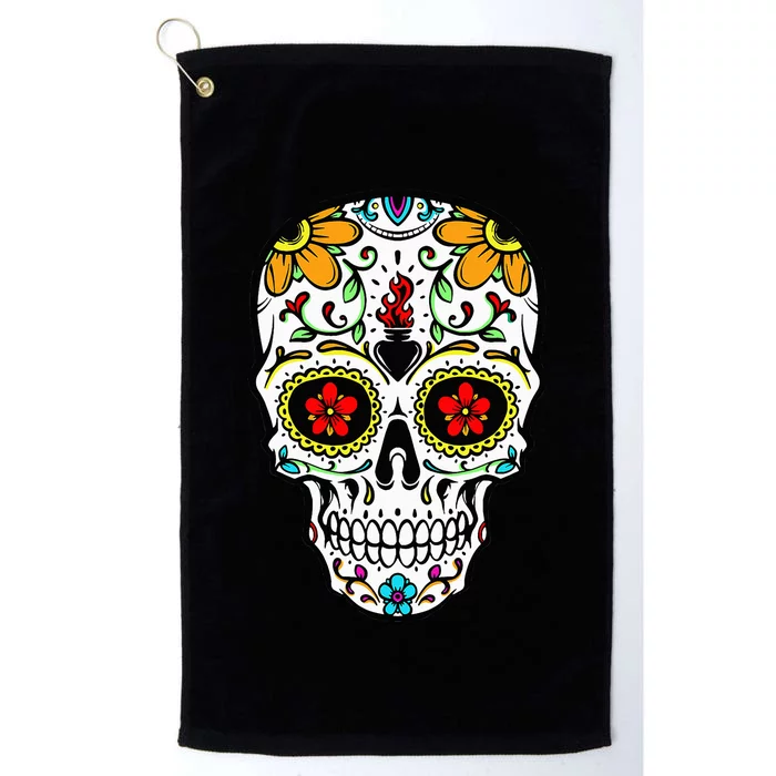 Day of the Dead Celebration Outfit Calavera Platinum Collection Golf Towel