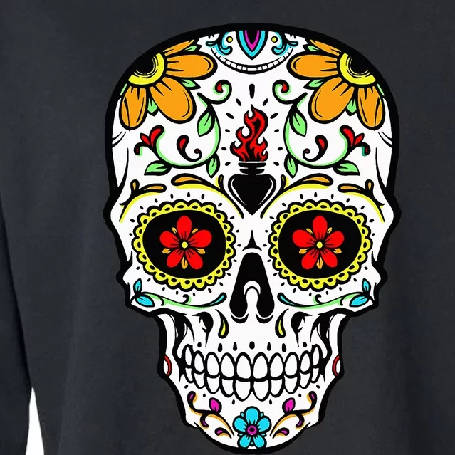 Day of the Dead Celebration Outfit Calavera Cropped Pullover Crew