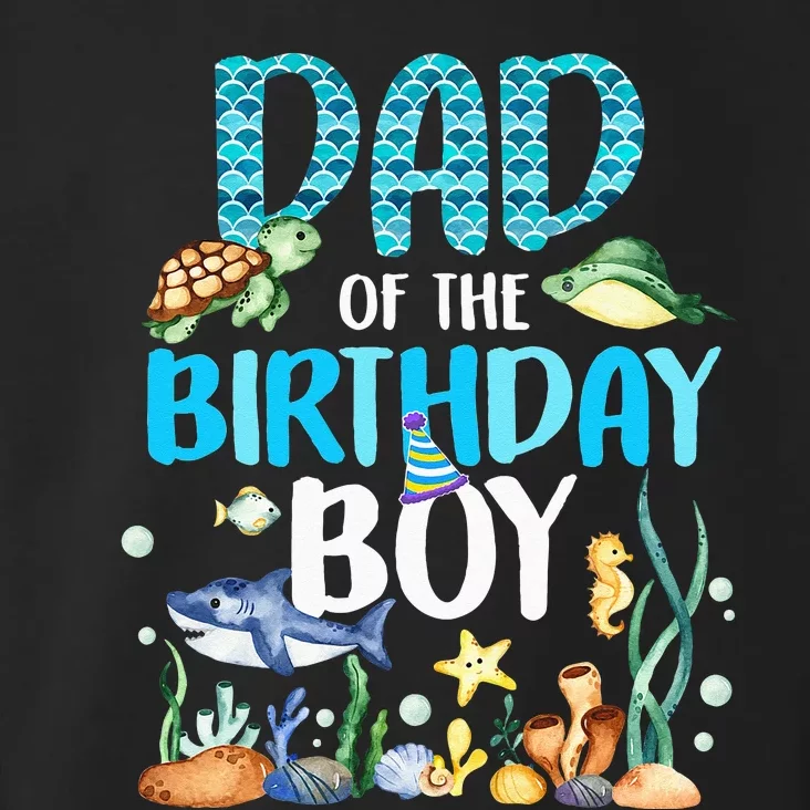 Dad Of The Birthday Boy Sea Fish Ocean Animals Aquarium Toddler Hoodie