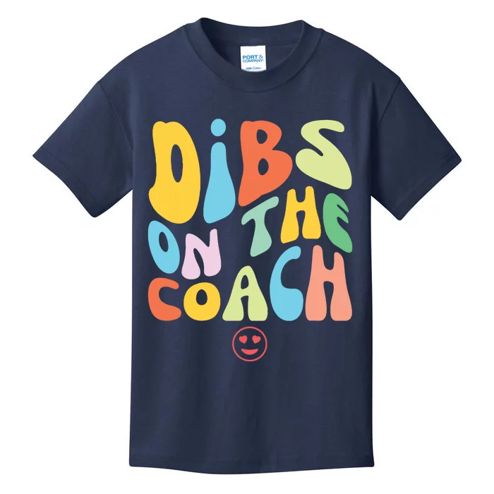 Dibs On The Assistant Coach Women Girlfriend Wife Sports Kids T-Shirt