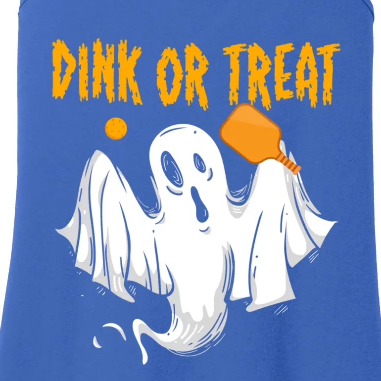 Dink Or Tread Halloween Pickleball Gift Ladies Essential Tank