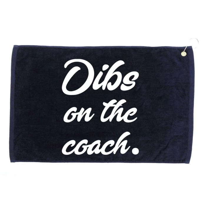 Dibs On The Coach Shirts For Coachs Wife Funny Baseball Tee Grommeted Golf Towel