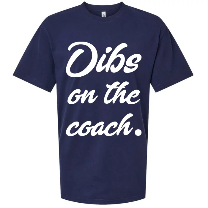 Dibs On The Coach Shirts For Coachs Wife Funny Baseball Tee Sueded Cloud Jersey T-Shirt