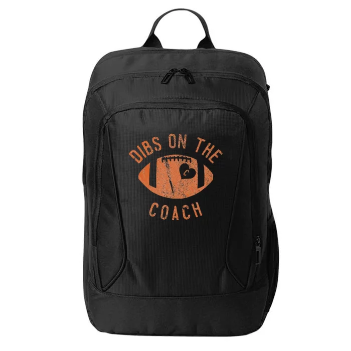 Dibs On The Coach Funny Football Wife Girlfriend Love City Backpack