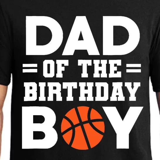 Dad Of The Birthday Boy Basketball Coach Basketball Player Pajama Set