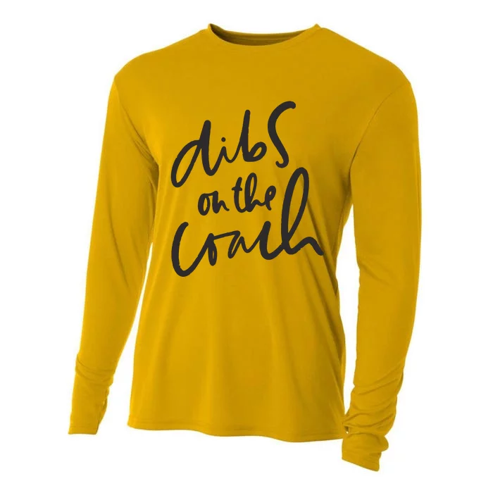 Dibs On The Coach Wife Cooling Performance Long Sleeve Crew