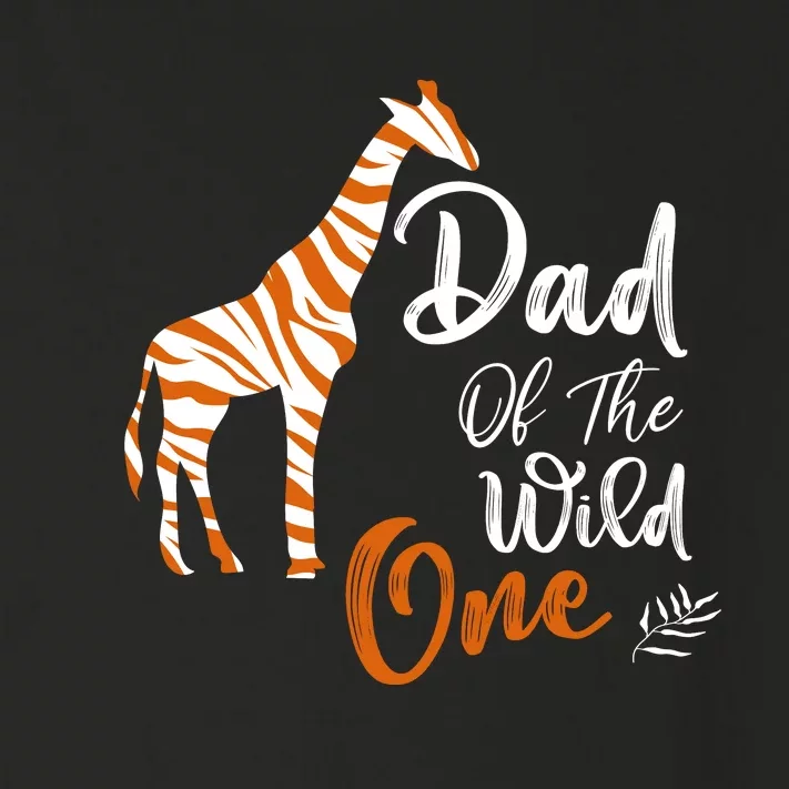 Dad Of The Wild One Funny 1st Birthday Animal Safari Gift Toddler Long Sleeve Shirt