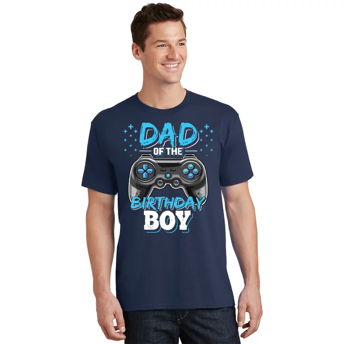 Dad Of The Birthday Boy Matching Video Gamer Birthday Party T-Shirt