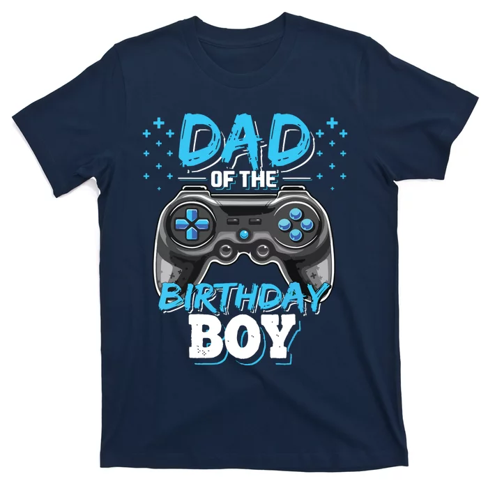 Dad Of The Birthday Boy Matching Video Gamer Birthday Party T-Shirt