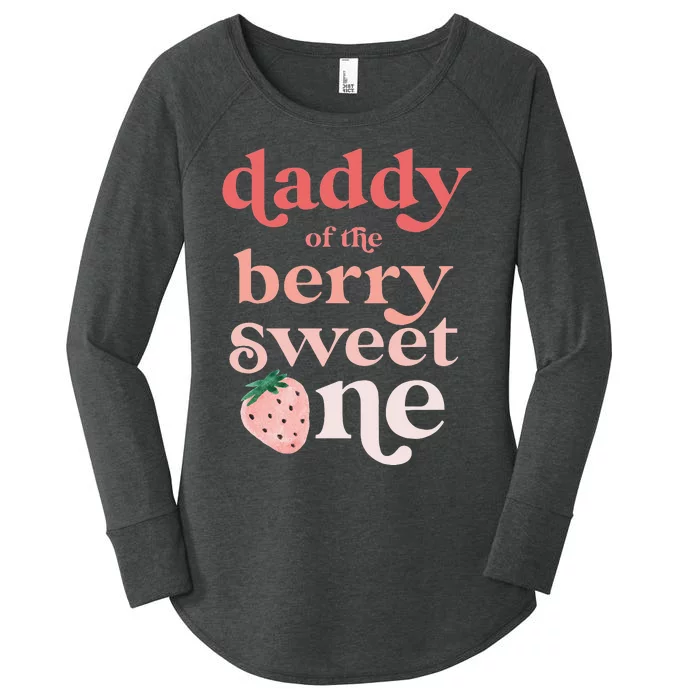 Daddy of the Berry Sweet One Strawberry First Birthday 1st Women's Perfect Tri Tunic Long Sleeve Shirt