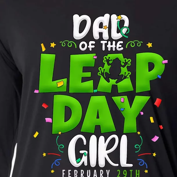 Dad of The Leap Day February 29th Birthday Leap Year Cooling Performance Long Sleeve Crew