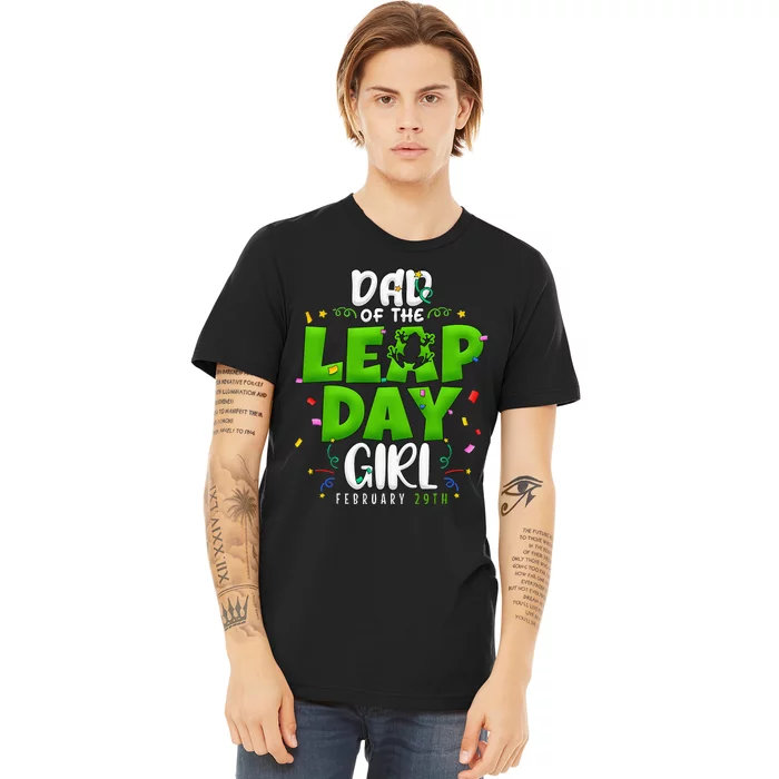 Dad of The Leap Day February 29th Birthday Leap Year Premium T-Shirt