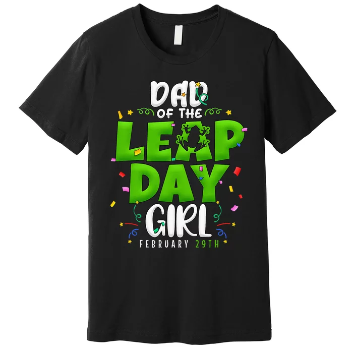 Dad of The Leap Day February 29th Birthday Leap Year Premium T-Shirt