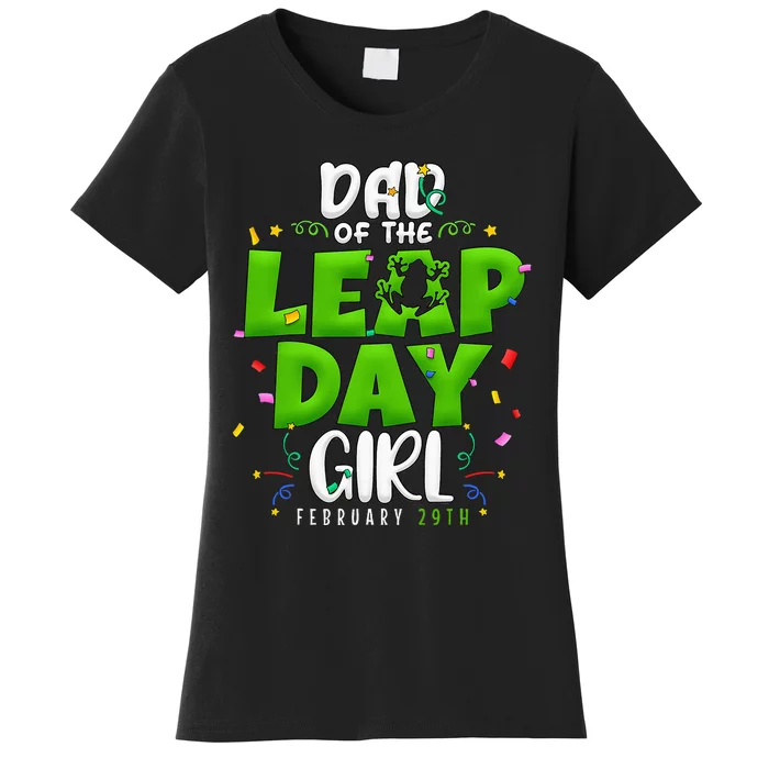 Dad of The Leap Day February 29th Birthday Leap Year Women's T-Shirt