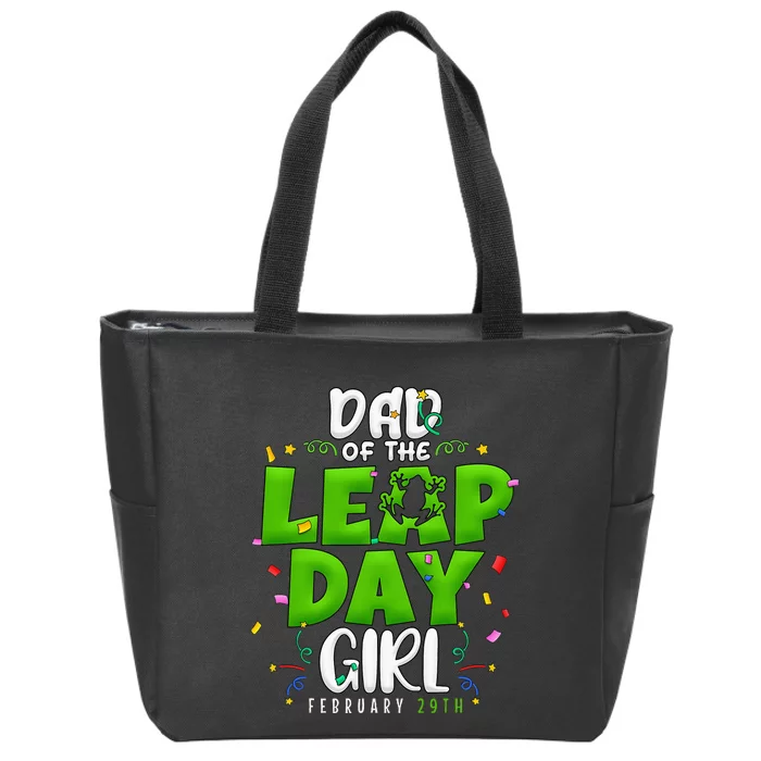 Dad of The Leap Day February 29th Birthday Leap Year Zip Tote Bag