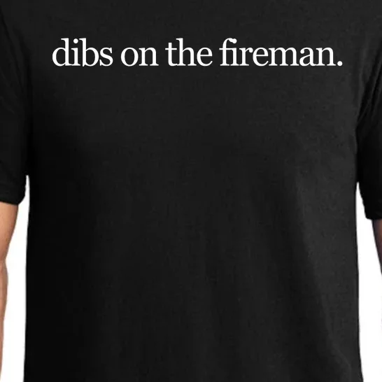 Dibs On The Fireman Pajama Set